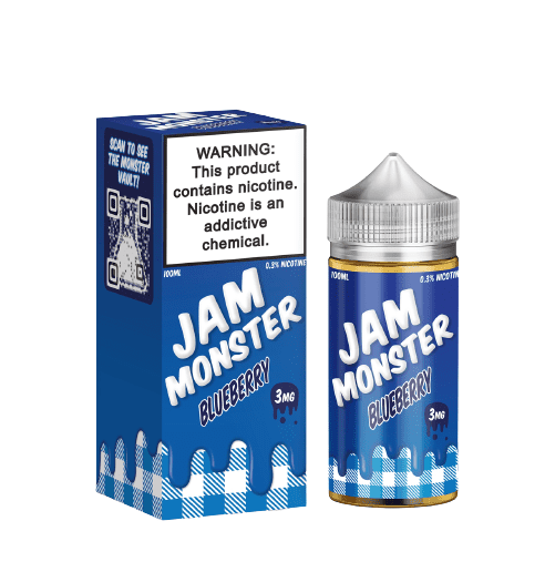 Jam Monster Toast Blueberry ขนมปังแยมกลิ่นบลูเบอรี่ Free base60ml