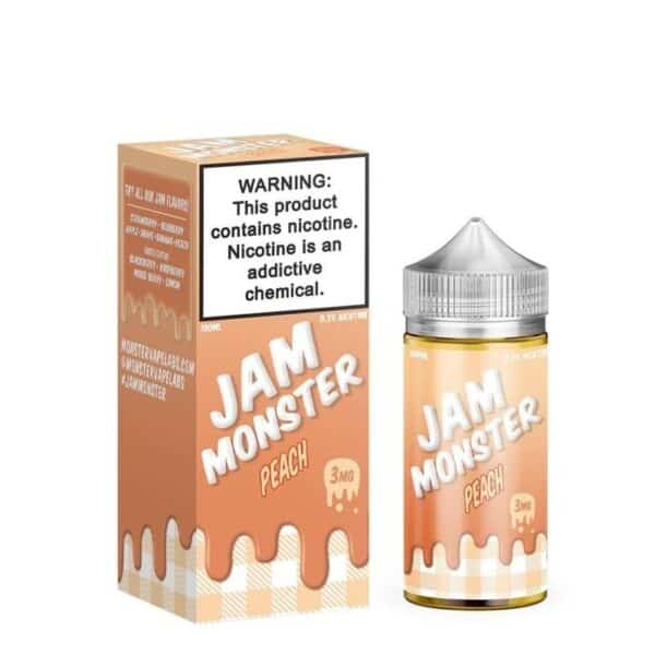 Jam Monster Toast Peach ขนมปังแยมกลิ่นพีท Free base60ml