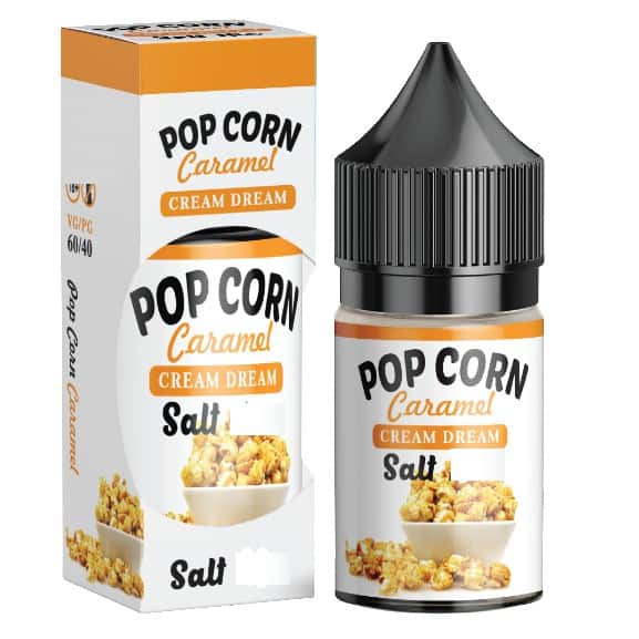 Cream Dream Pop Corn Caramel Salt Nic