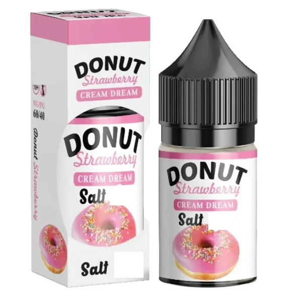 Cream Dream Donut Strawberry Salt Nic โดนัท ซอลนิค