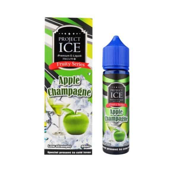 Project ice Apple Chanpange Free base60ml