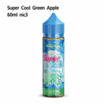 Supercool Green Apple แอปเปิ้ลเขียว Free base 60ml