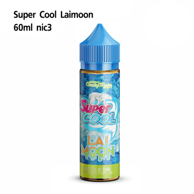 Super Cool Lai Moon กลิ่นมะนาวเปรี้ยวจี๊ดเย็น Free base 60ml