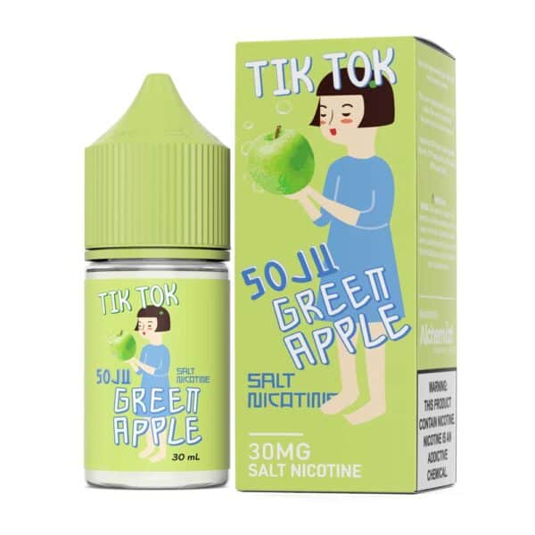 โซจูแอปเปิ้ลเขียว TIK TOK Soju Green Apple Salt Nic