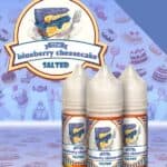 The blueberry cheesecake