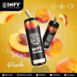 Infy 6000 Puffs peach