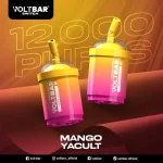 หัวพอต voltbar 12000 Puffs refill mango yacult