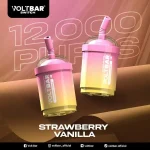 หัวพอต voltbar 12000 Puffs refill strawberry vanilla