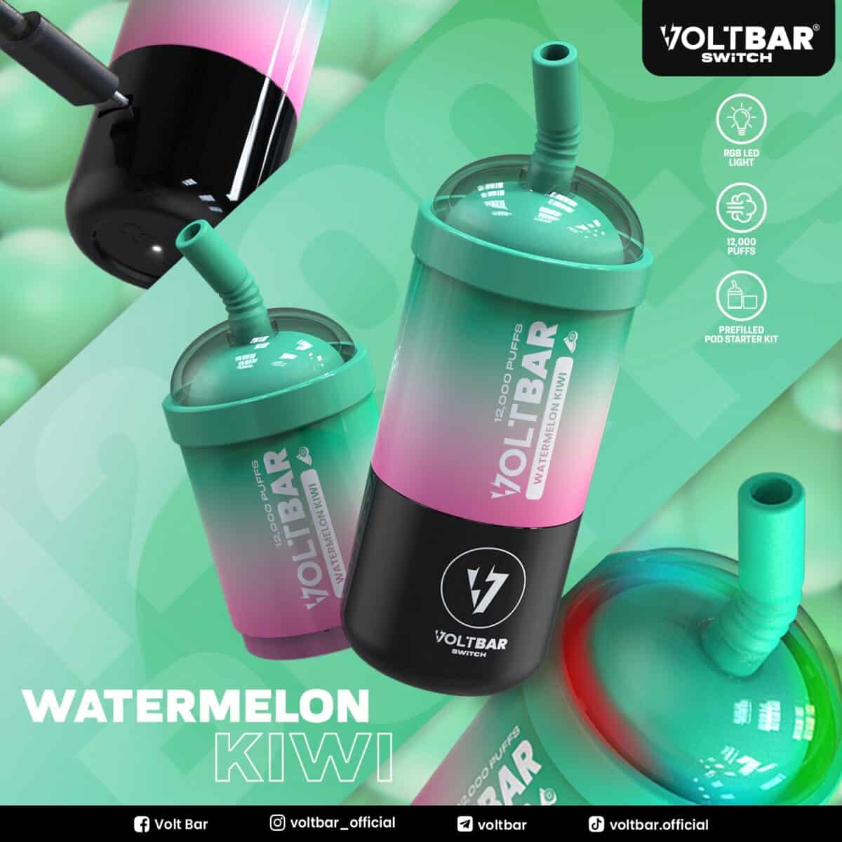 voltbar 12000 watermelon kiwi