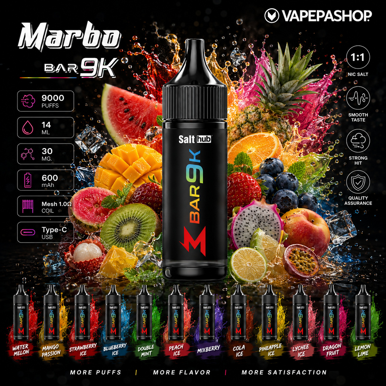 marbo 9k Marbo Bar 9000 Puffs - Image 1
