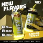 Banana Toffe Infy 12000 puffs