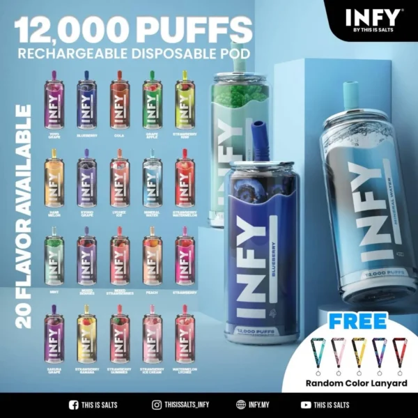 infy 12000 puffs อินฟี สูบแล้วทิ้ง 12k